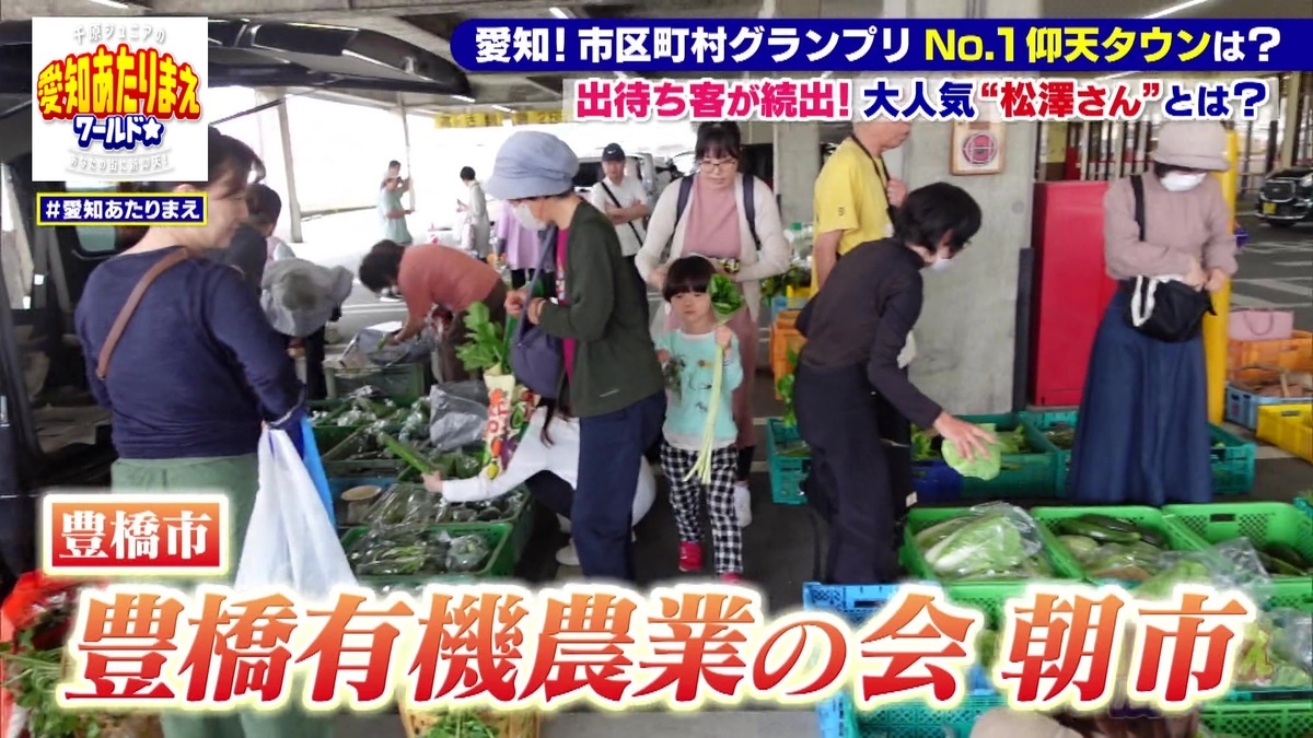 「豊橋有機農業の会」の朝市