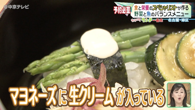 アスパラ寿司の写真